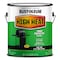 Rust-Oleum Exterior Paint, Satin, Oil Base, Black, 1 gal 237543 - alternate 3